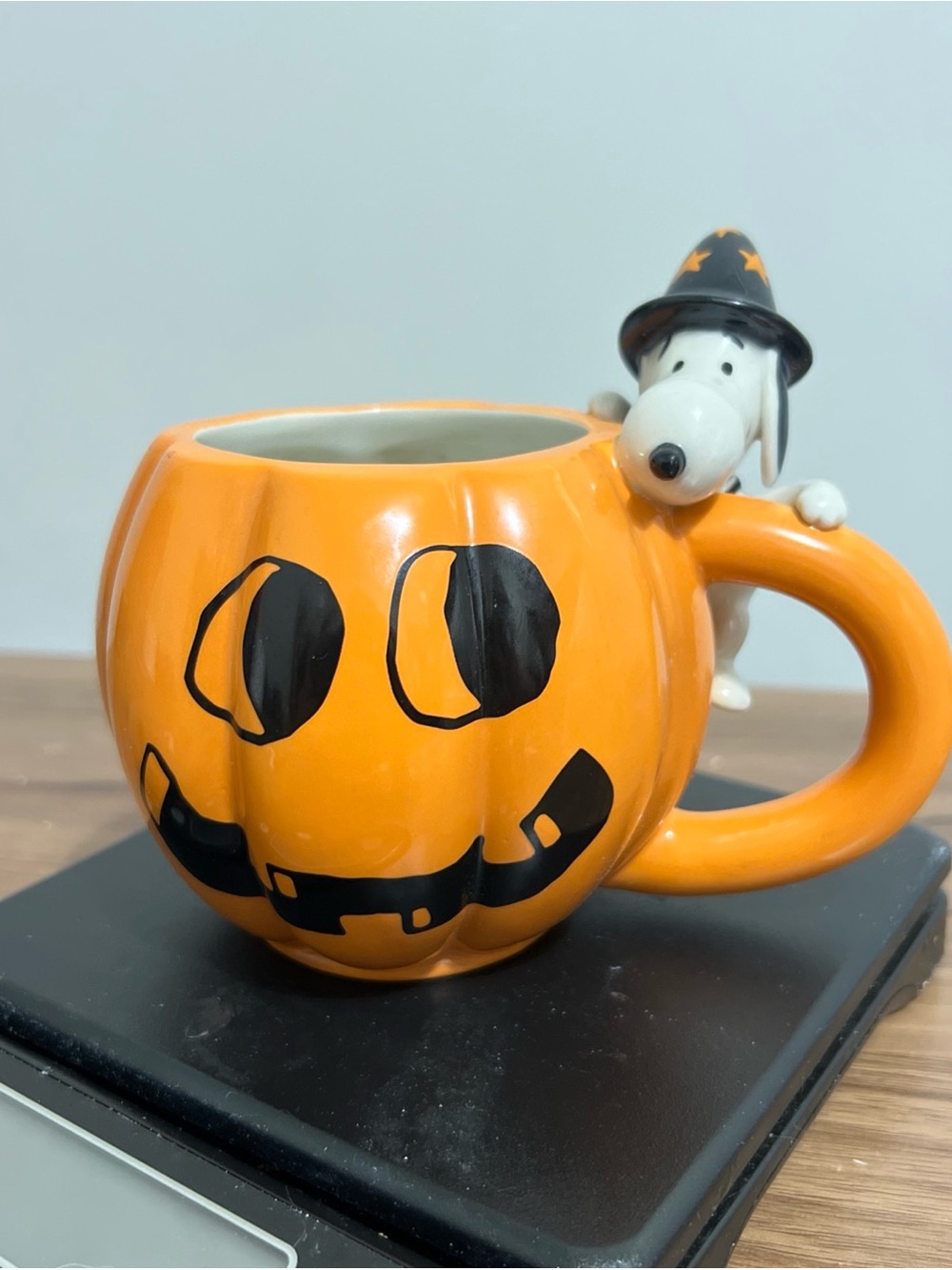 Hallmark Peanuts Snoopy Wizard Jack O Lantern Pumpkin Ceramic Halloween Mug 15oz - Picture 7 of 7
